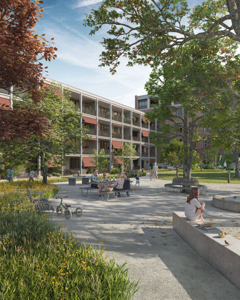 INNENHOF-OASE MITTEN IM QUARTIER